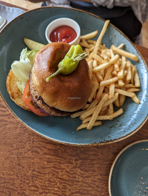 Olio Beyond Burger at Olio in Toronto