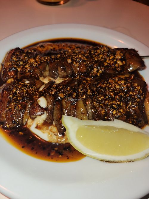 Mushroom dish at Lychees in Warsaw