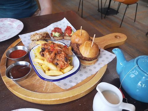Vegan afternoon tea for two at Revolution  in Bristol