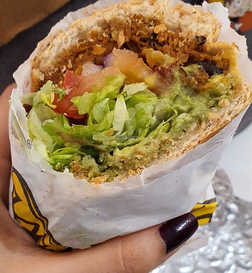 Black Bean Avocado sandwich at IAH - Which Wich - TC in Houston