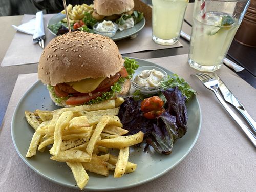 No chicken burger   at Hamburgueria da Villa in Sao Bras De Alportel