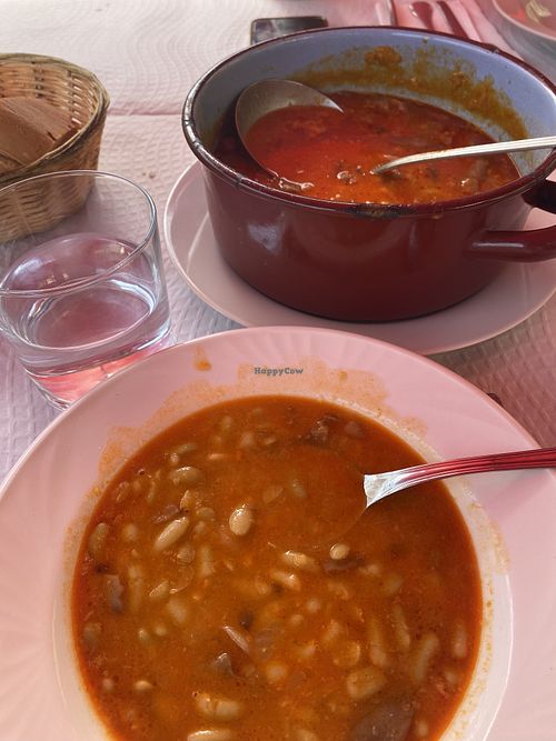 Verdinas con setas   at Fonda de Ponga  in San Juan De Beleno
