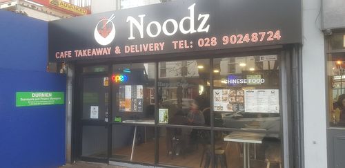 Exterior at Noodz in Belfast