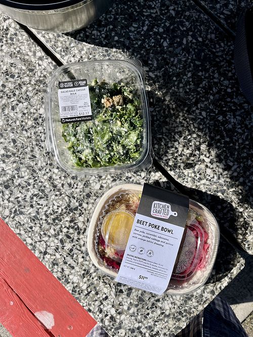 Grab & go salads  at Nature's Fare Markets in Kamloops