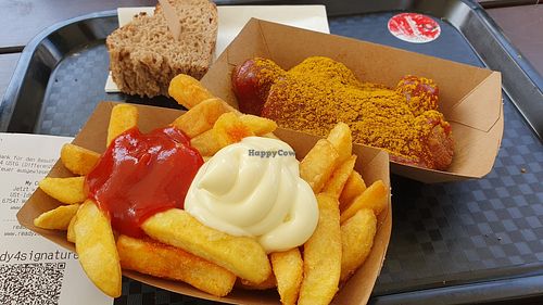 veganes Currywurstmenue 😋 at MyCurrywurst in Worms