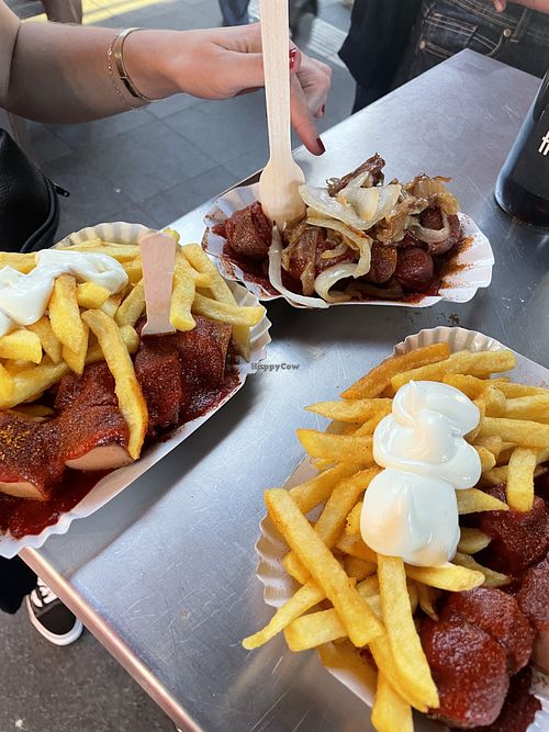Currywurst & Fries  at Curry 36 in Berlin