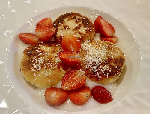 cheese cake  at PLANTS Kitchen & Bar in Almaty