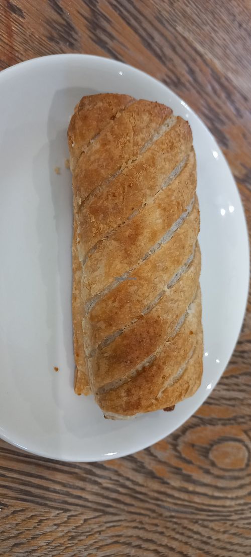 Vegan sausage roll at Box Hill Café in Tadworth