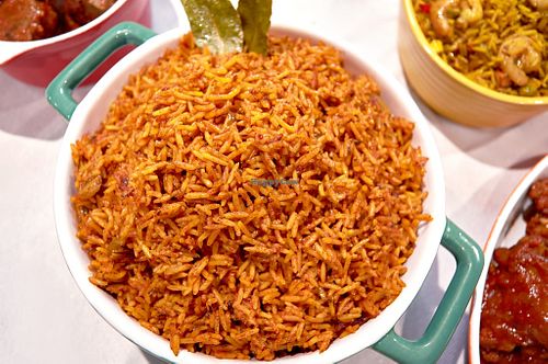Jollof rice at Ayo's Kitchen in Bracknell