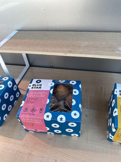 Vegan Strawberry Shortcake Donut Bites 12oz.  at PDX - Blue Star Donuts in Portland