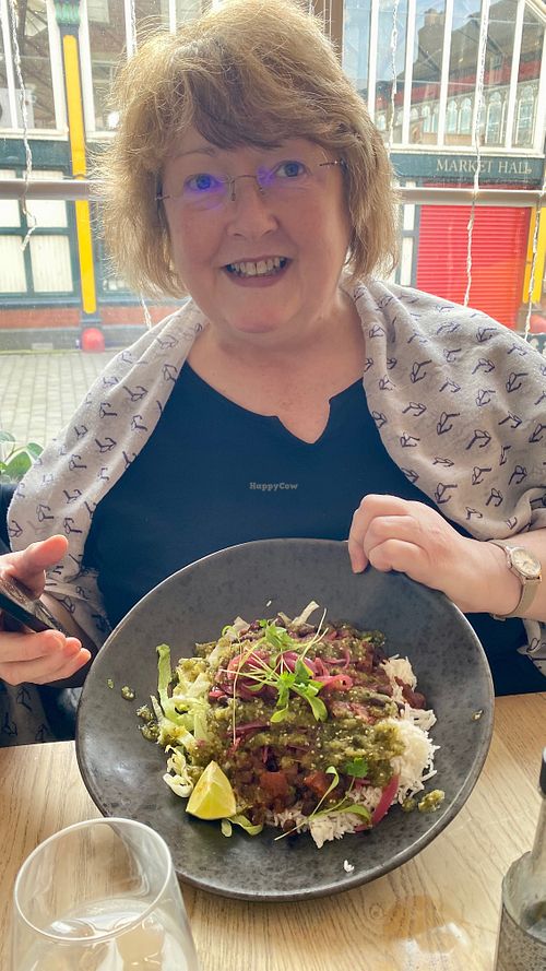 Vegan Rice bowl at La Capilla in Stockport