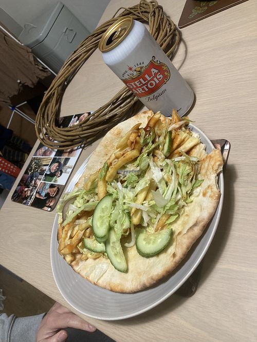 Chilli Chip Naan  at Ali Baba  in Todmorden