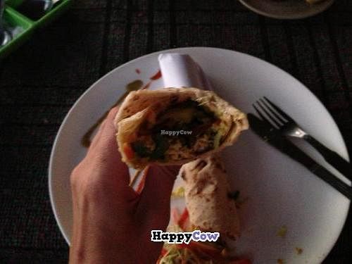 Tofu Roll at Beatles Cafe in Rishikesh