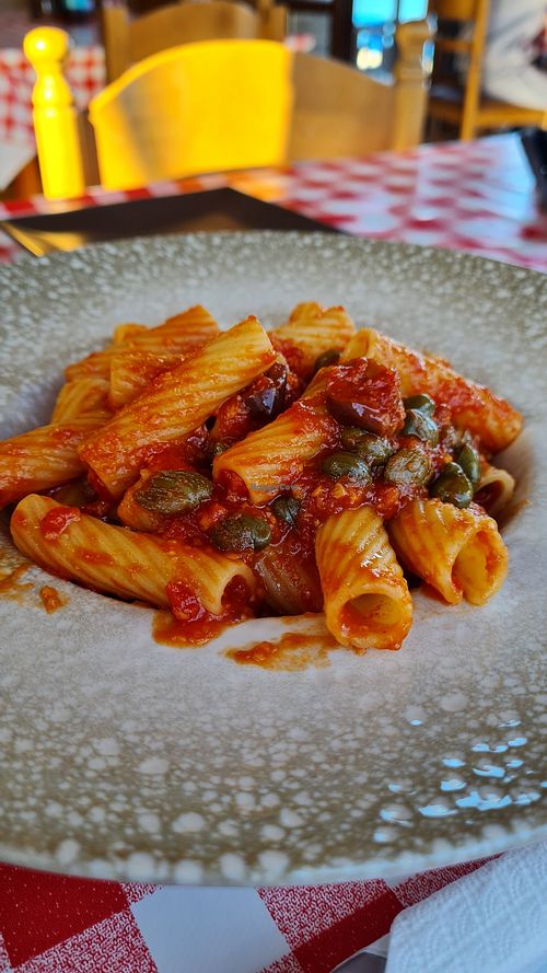 Rigatoni Red Poutaneska 👌🏻 at Deliziare Trattoria - Maybe closed in Kos