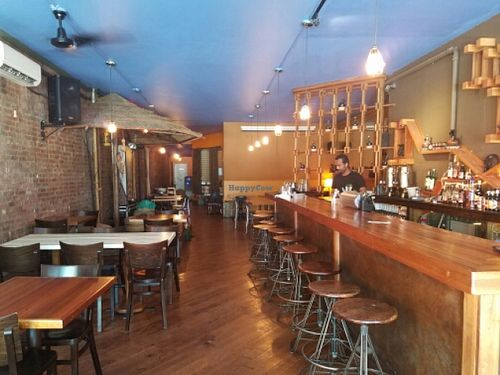 inside  at Bunna Cafe in Brooklyn