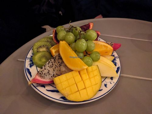 daily fruit plate - health is wealth at Bonnie's in Brooklyn