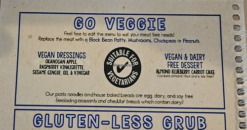 Menu Sept 2025 at Breadline Cafe in Omak