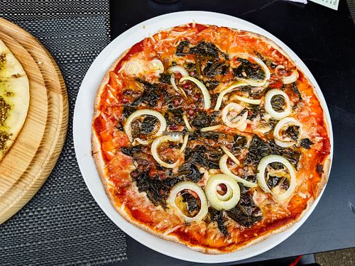 vegan Pizza Magarita at Vegano Mezo at Vegano Mezo in Berlin