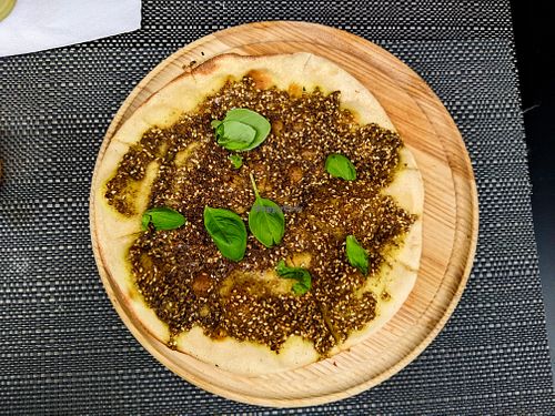 free apetizer given to us at Vegano Mezo at Vegano Mezo in Berlin