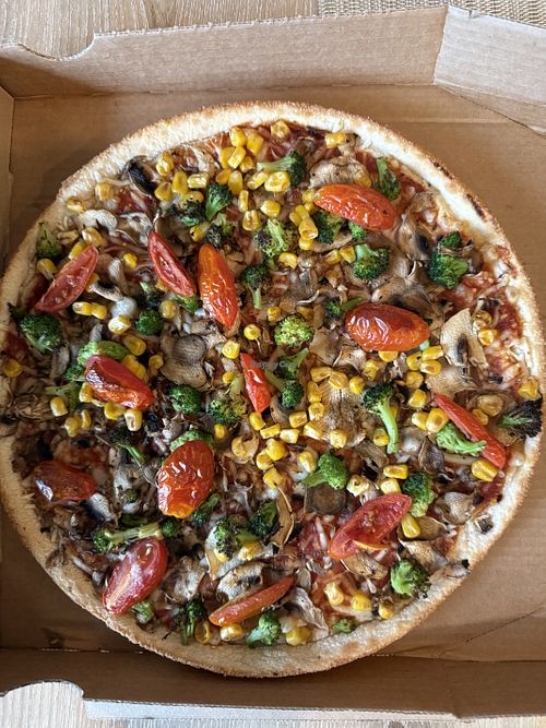 vegan veggie  at Domino's Pizza in Meissen