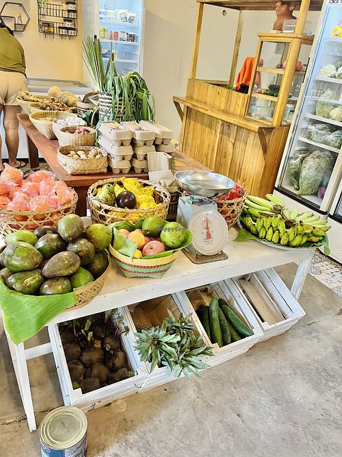 Organic fruit and veggies 🥰  at The Island Fresh in Lembongan
