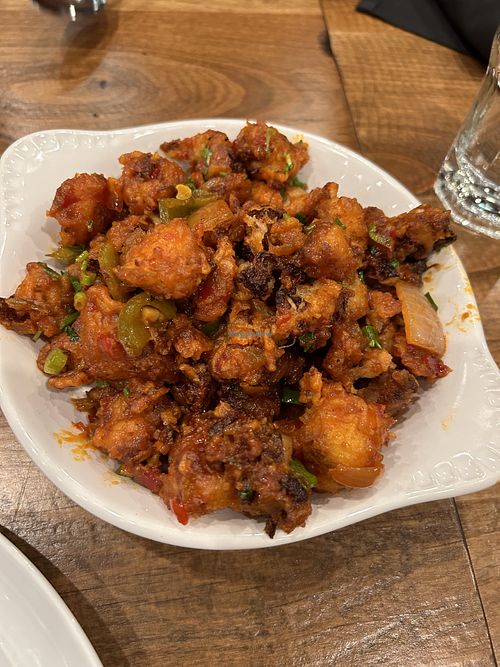 Gobi Manchurian - very good!   at Mantra in Folsom