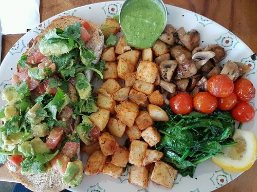 big brekkie :) at Giri Kana Cafe in Southport