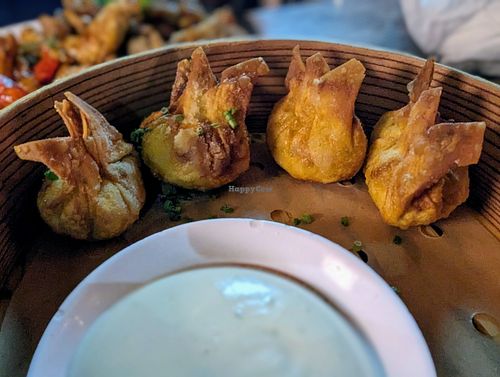 Cuban corn wontons at Minty Z Midtown  in Miami