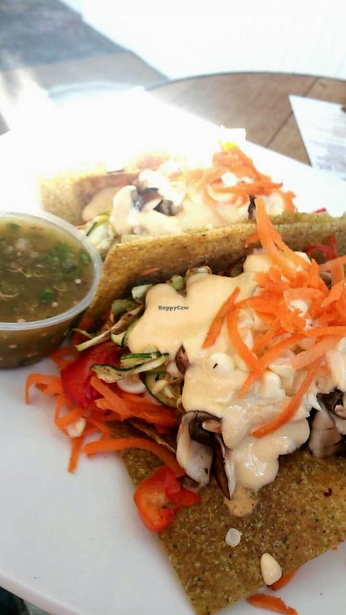 Tacos at 118 Degrees Community Cafe in Anaheim