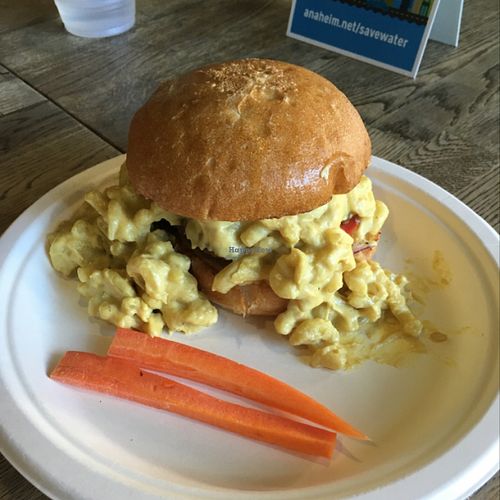 Mac N Chez Burger at Healthy Junk in Anaheim
