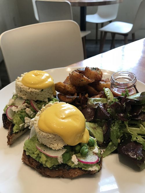 Tofu benny at Heirloom in Vancouver