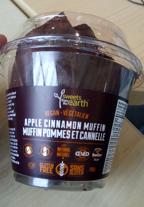 Apple Cinnamon Muffin at Sweets from the Earth in Toronto