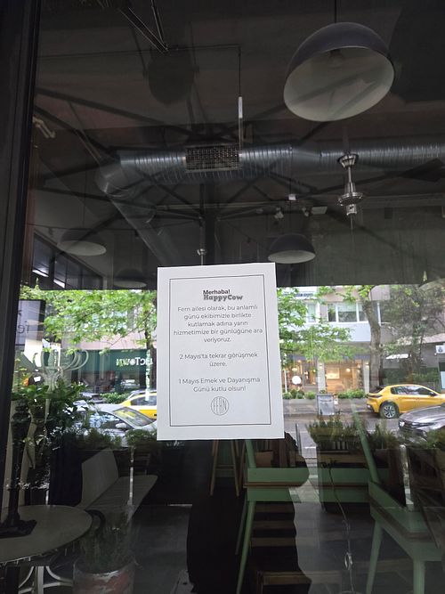 not open at Fern Cafe & Eatery in Istanbul