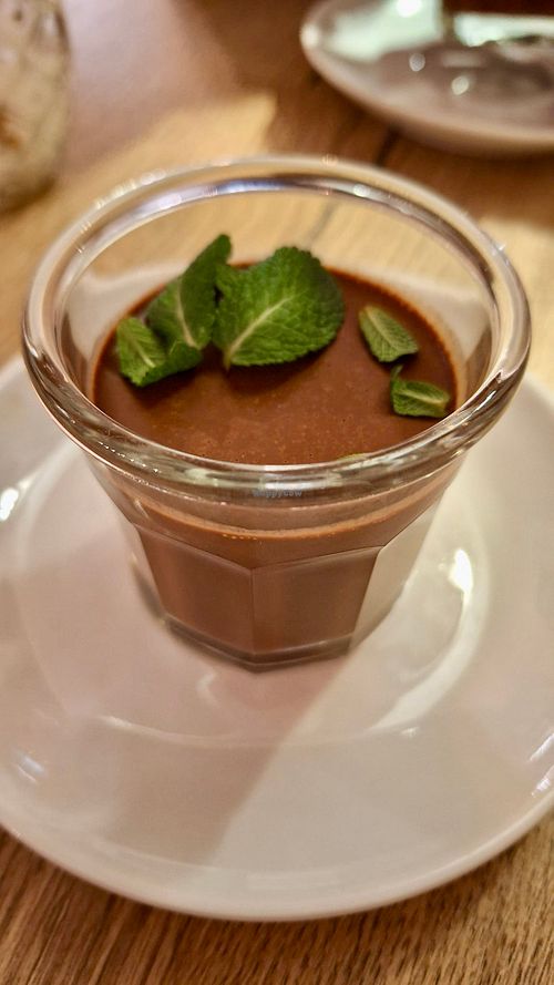 Crème chocolat, lait de coco at Le Quin'cé in La Baule-escoublac