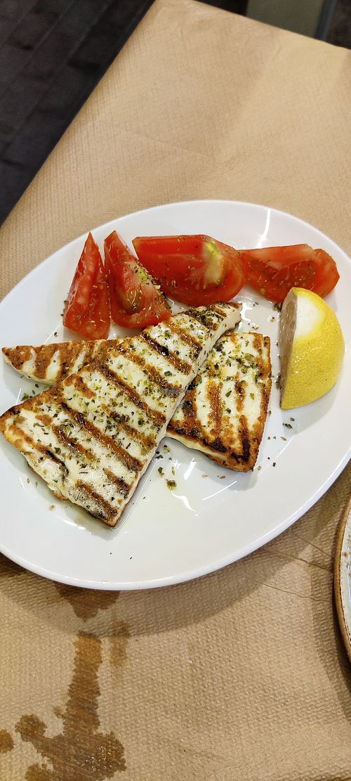 Grilled cheese at Lepi in Volos