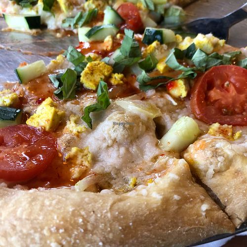 Thai dye pizza  at Mellow Mushroom in Mobile