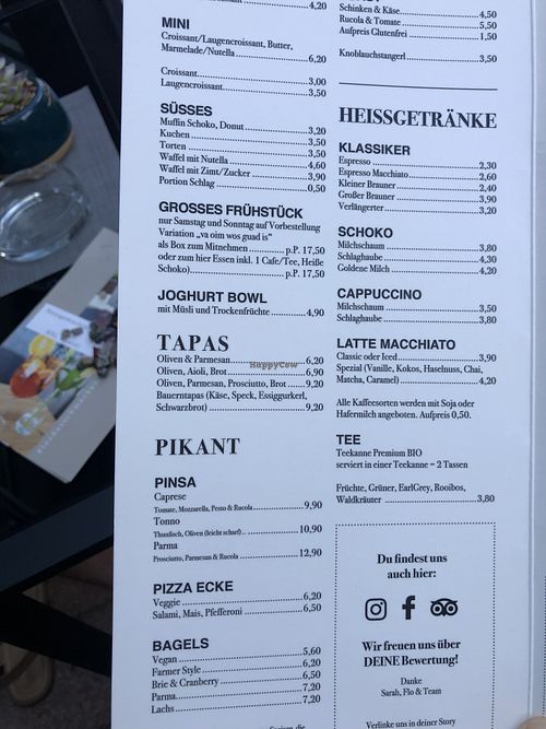 Sehr guter veganer Bagel  at Cafe & Bar Chic in Mittersill