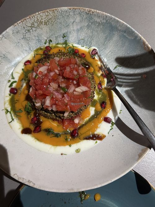 Tikki chaat   at Aja  in Chandigarh