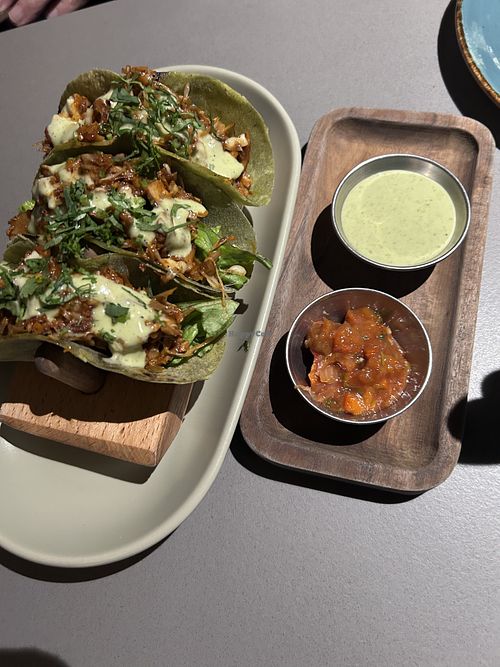 Jackfruit tacos  at Aja  in Chandigarh