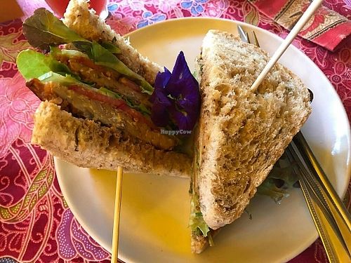 tempeh sandwich  at Earth Tone in Pai