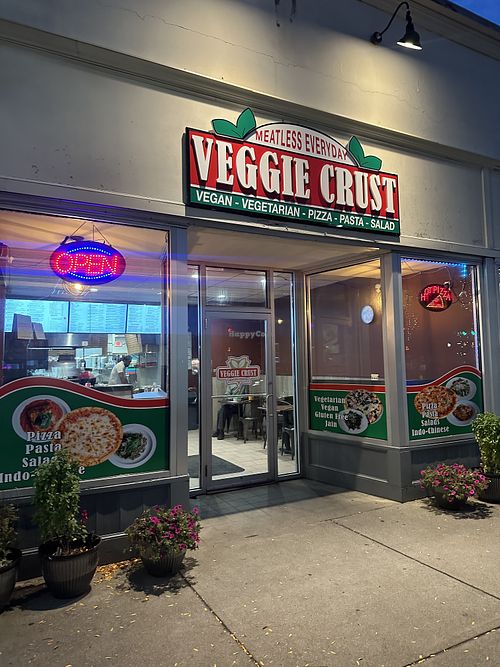 Entry   at Veggie Crust in Norwood
