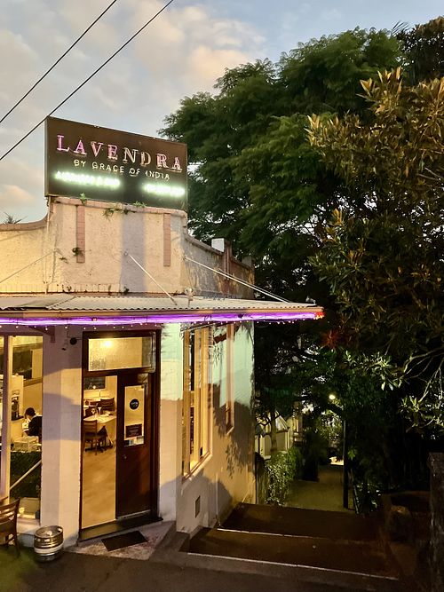 Entrance  at Lavendra in Lavender Bay