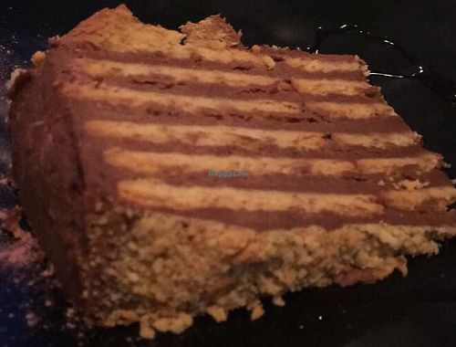 tradicional portugese cake at The Food Temple in Lisbon