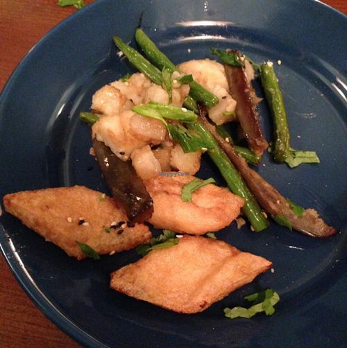 Was presented beautifully, but I dove in before snapping the photo! at The Food Temple in Lisbon