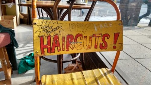 hair at The Forest Cafe in Edinburgh