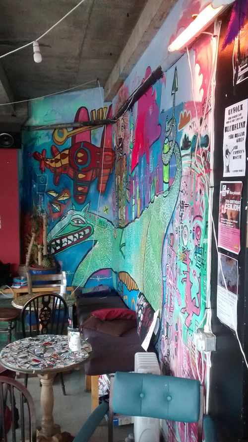 Plenty of character. at The Forest Cafe in Edinburgh