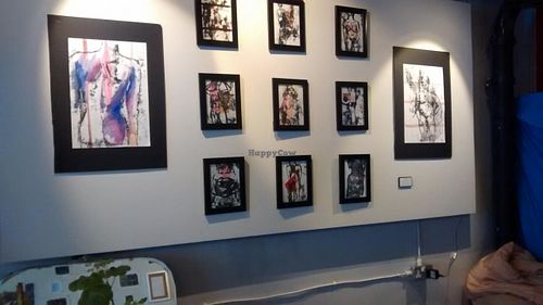 Promoting local artists. at The Forest Cafe in Edinburgh