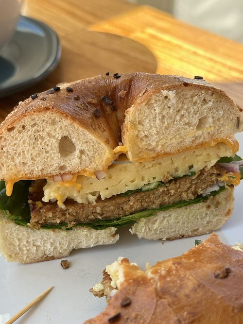   at Wee Bird Bagel Cafe in Randolph