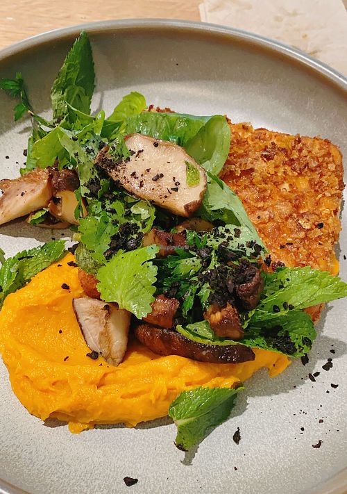 Tofu crujiente  at Wild Food in Barcelona