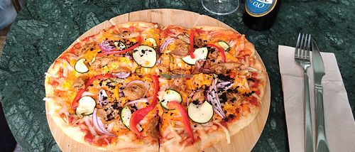 Pizza at Wild Food in Barcelona